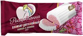 Пломбир полено 2х слойный с клюквой, ТМ «Ростовчанка»