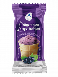 Сливочное мороженое со смородиной, ТМ "Полайс"