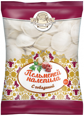 «Пельменей налепила» с говядиной