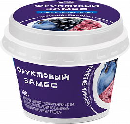 Мороженое молочное с сорбетом «Черника-Голубика» ТМ «Фруктовый Замес» 100 гр